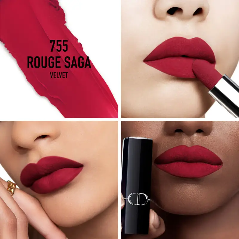 Rossetti Rouge Dior 755 Rouge Saga VELVET - Rossetti miniatura 2