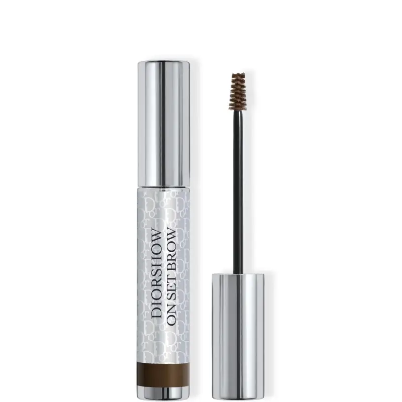 Sopracciglia Diorshow On Set Brow 032 Dark Brown - Gel e mascara Sopracciglia