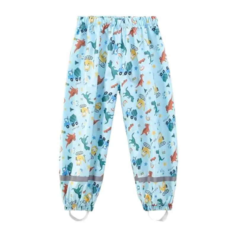 Dioshark Pantaloni Impermeabili Ragazzi Bambini Pantaloni Antipioggia Antivento Pantaloni da Fango Non Imbottiti