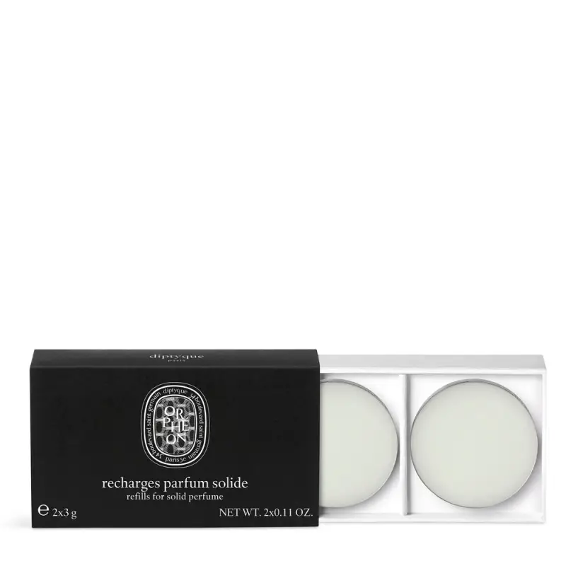 Profumo solido Diptyque Orpheon, ricariche da 2 x 3 g