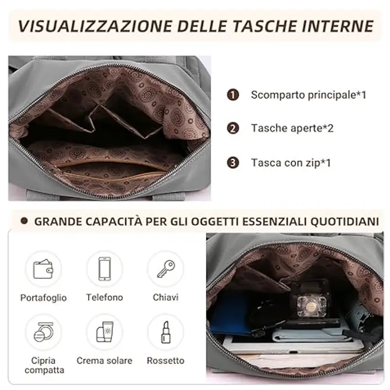 DIRRONA Borsa a mano Donna Rosa 2191419 miniatura 3