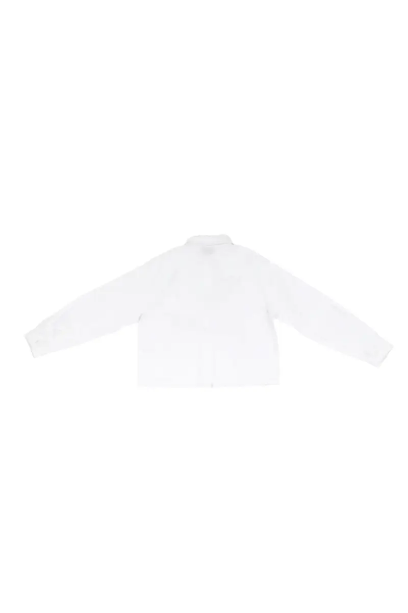 Camicia Bambino DISCLAIMER Bianco Camicia bimba in cotone lucido miniatura 2