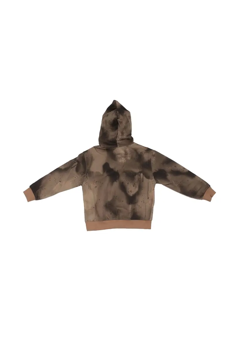 Felpa Bambino DISCLAIMER Camouflage Maglia bimbo con cappuccio in miniatura 2