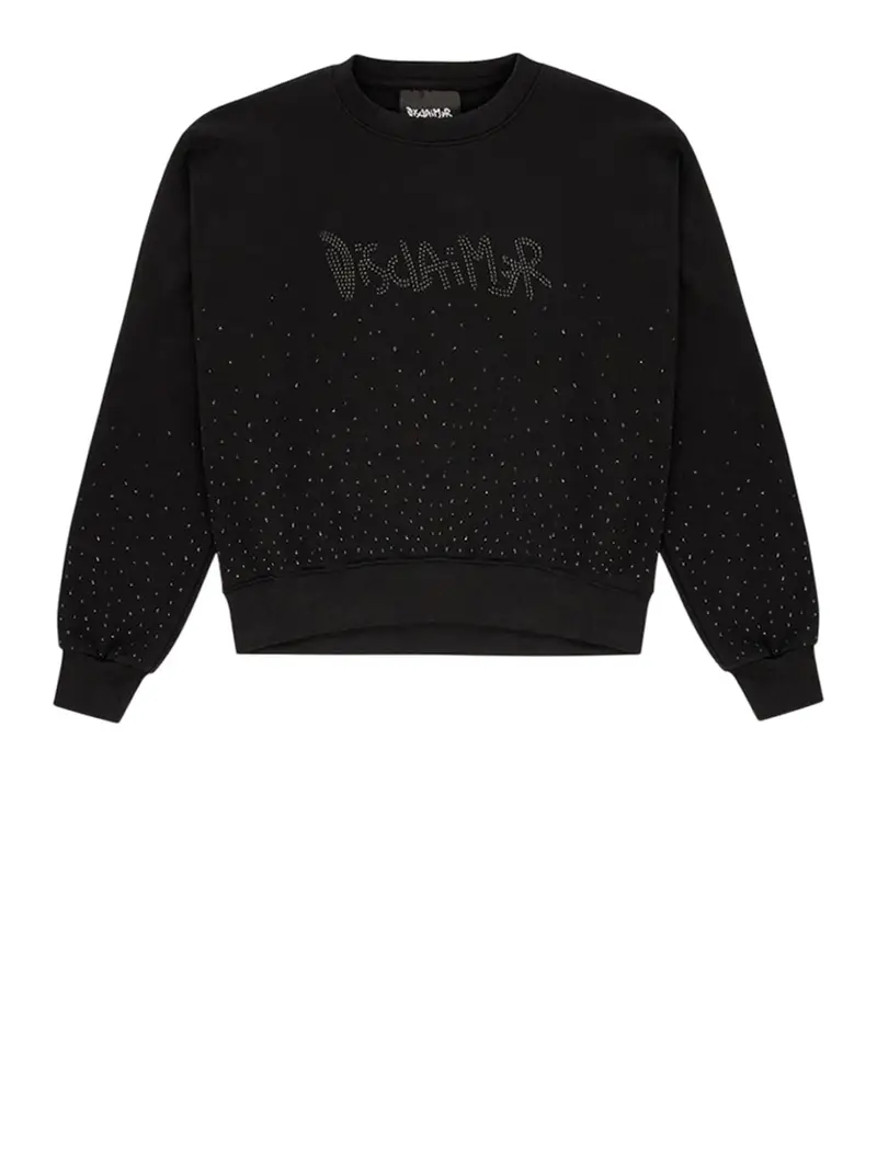 felpa disclaimer da donna - nero