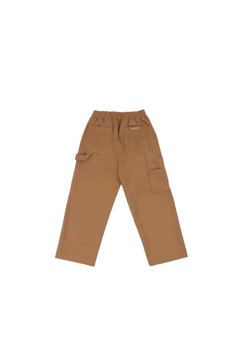 Pantalone Bambino DISCLAIMER Brown Pantalone bimbo in velluto a c miniatura 2