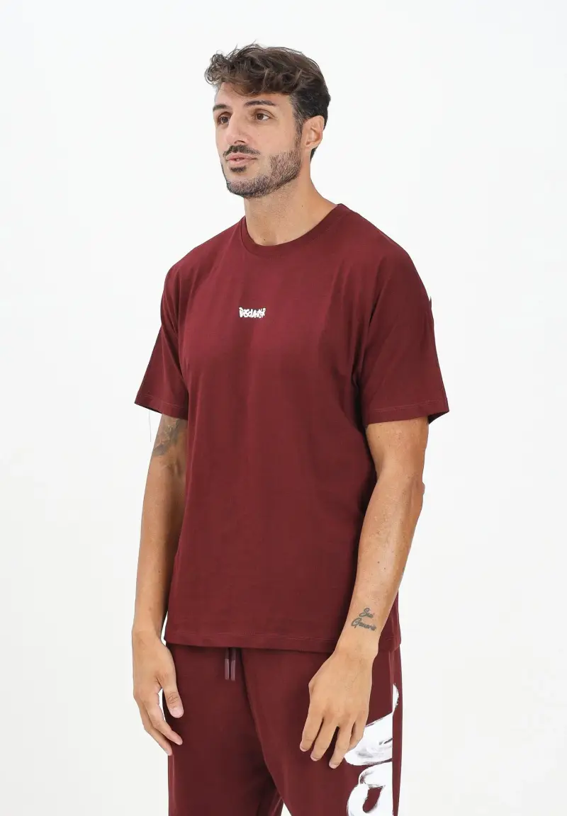 DISCLAIMER T-shirt Uomo Bordeaux 2817939