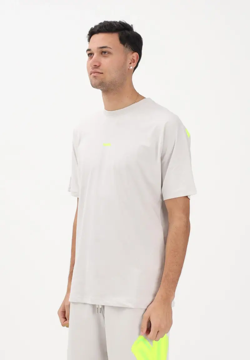 T-shirt a manica corta ghiaccio da uomo con stampa logo