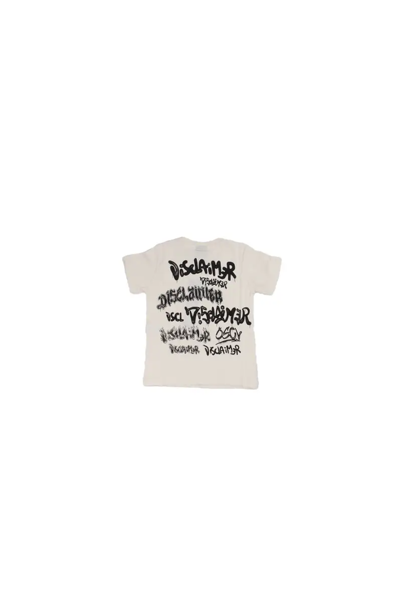 DISCLAIMER T-shirt Bambino Bianco 2954190 miniatura 2