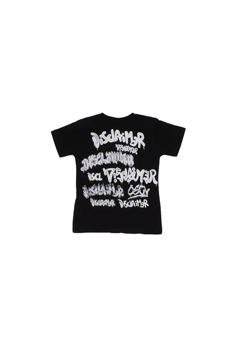 DISCLAIMER T-shirt Bambino Nero 2954196 miniatura 2