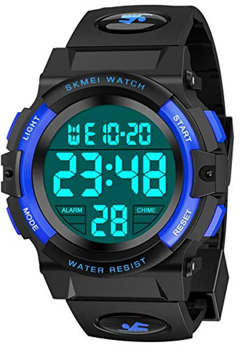 Dislocati Regali per Bambini 4 5 6 7 8 9 10 anni, Orologio Bambini Orologio Digitale Bambino Regali di Compleanno Orologio Contapassi Bambino Giocattoli Bambini 4-9 anni Orologio