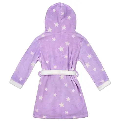 Disney Accappatoio Anna ed Elsa Regina di Ghiaccio, Lilla, 128 cm miniatura 2