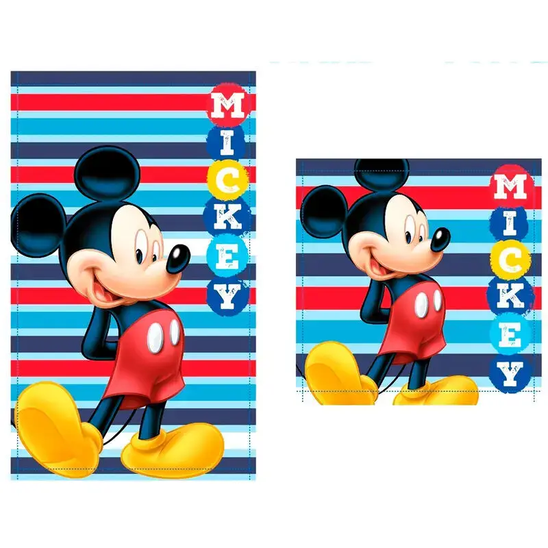 Asciugamano da bagno in cotone Disney Mickey (x2)