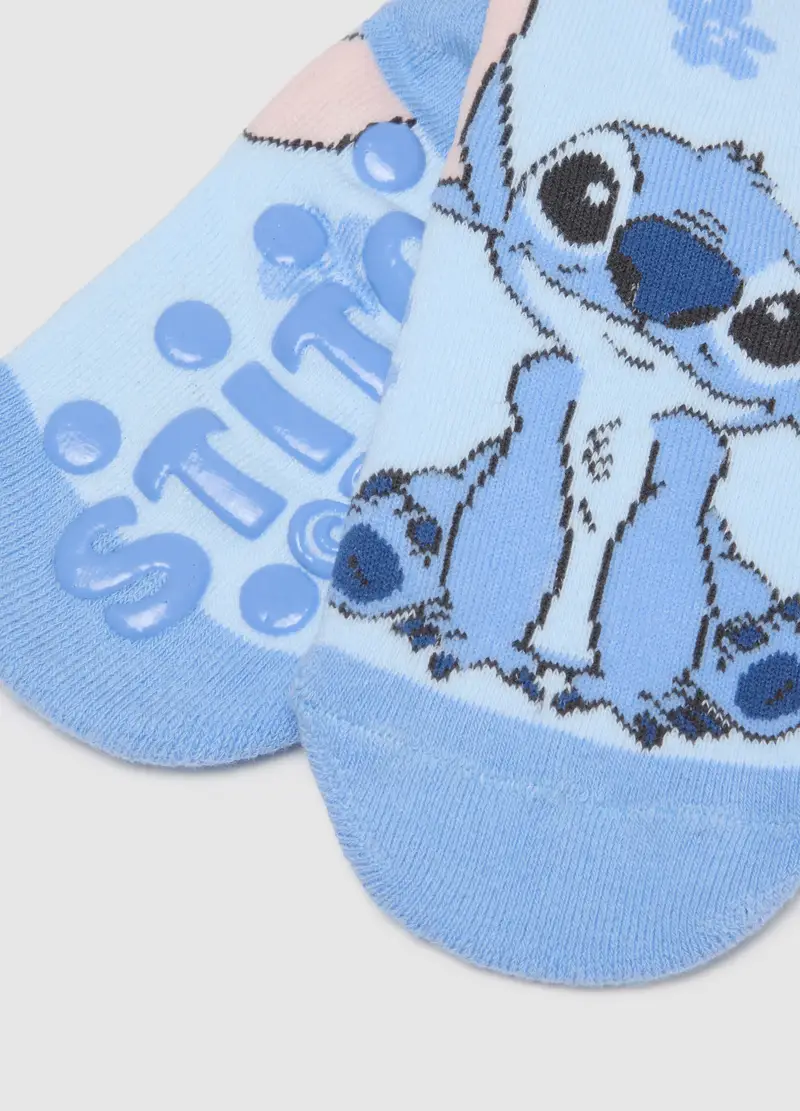 Disney Calzini Antiscivolo Corti Multicolor da Bambina in Cotone miniatura 3