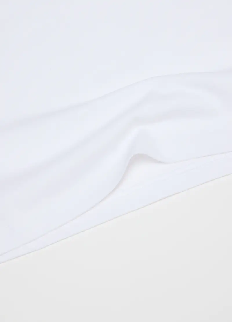 Bipack Canottiere In Puro Cotone Bianco Da Bambina Con Stampe Minnie, Bianco miniatura 3