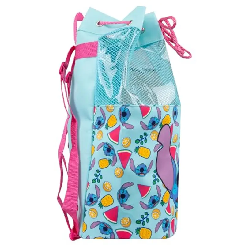 Disney Borsa Da Bagno Lilo E Stitch | Borsa Stitch | Zaino Piscina Bambino | Blu Taglia Unica miniatura 3