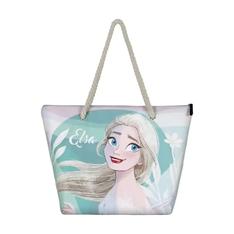 Disney Borsa da Spiaggia Soleil, 52 x 37 cm, Blu Frozen 2 miniatura 2