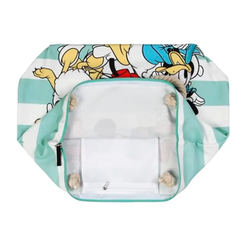 Disney Borsa da Spiaggia Soleil, 52 x 37 cm, Blu Together miniatura 3