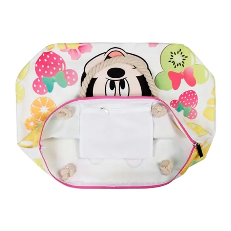 Disney Borsa da Spiaggia Soleil, 52 x 37 cm, Multicolore Fruits miniatura 3
