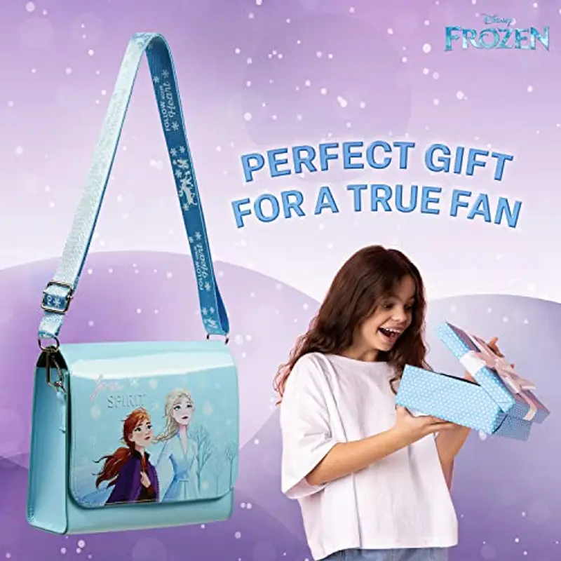 Disney Borsetta Bambina - Stitch Frozen Borsa Bambina Borsa Tracolla Regolabile Stitch Gadget Originale Borse Bambina Idea Regalo Compleanno Comunione Natale (Frozen) miniatura 2