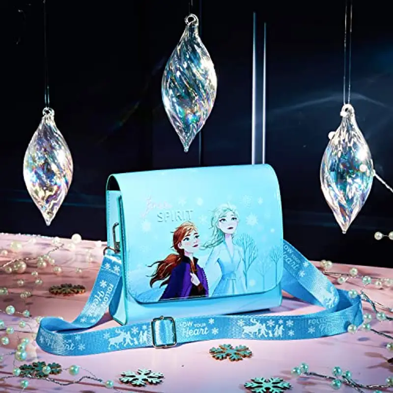 Disney Borsetta Bambina - Stitch Frozen Borsa Bambina Borsa Tracolla Regolabile Stitch Gadget Originale Borse Bambina Idea Regalo Compleanno Comunione Natale (Frozen) miniatura 3