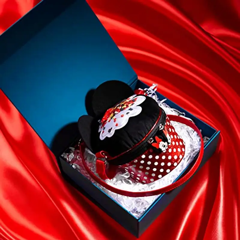 Disney Borsetta Bambina - Stitch Minnie Borsa Tracolla a Peluche 3D Borsa Bambina Ragazza Stitch Gadget Regalo Compleanno Comunione (Minnie) miniatura 2