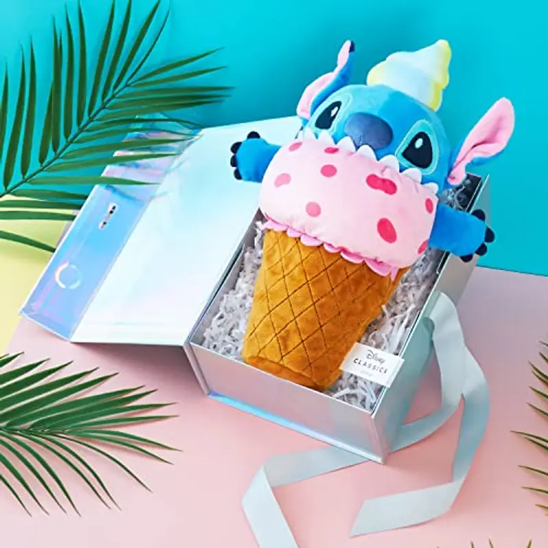 Disney Borsetta Bambina - Stitch Minnie Borsa Tracolla a Peluche 3D Borsa Bambina Ragazza Stitch Gadget Regalo Compleanno Comunione (Stitch gelato) miniatura 2