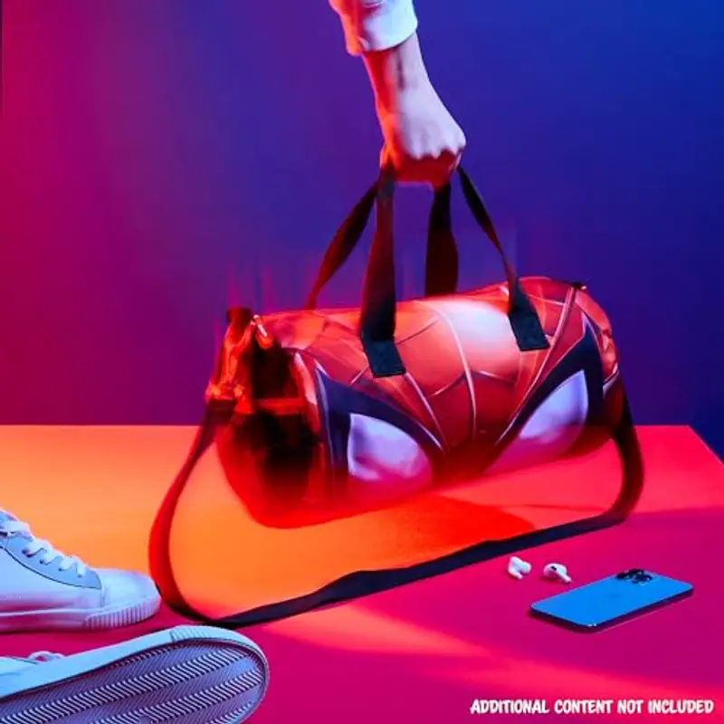 Disney Borsone da Palestra per Bambini, Borsa Sportiva 40 x 20 x 20 cm, 2 Tasche Laterali, Tracolla Lunga, Chiusura Zip miniatura 2