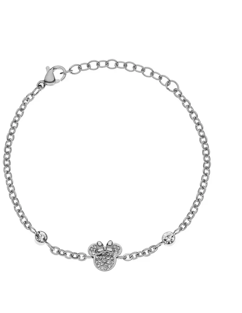 Bracciale DISNEY Minnie Mouse in Acciaio e cristalli B600589RWL