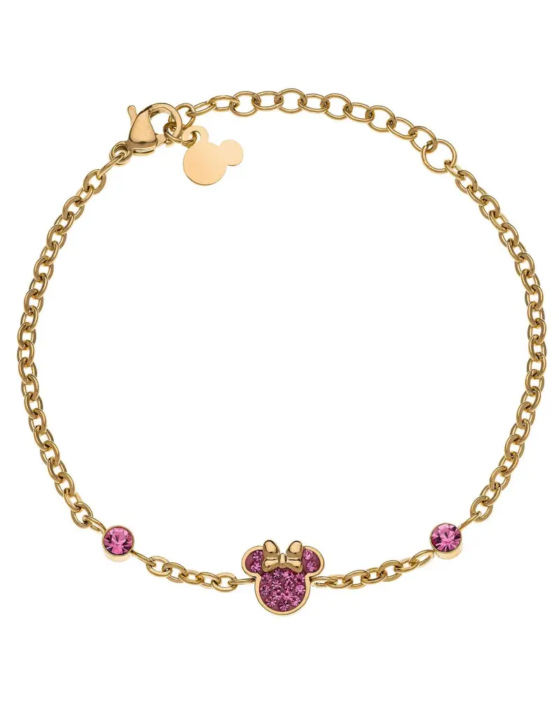 Bracciale DISNEY Minnie Mouse in Acciaio e cristalli - B600589YRPL