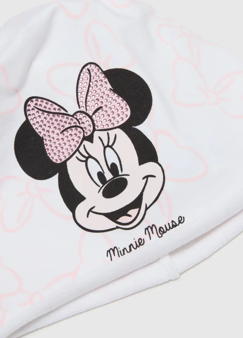 Cappello In Cotone Elasticizzato Multicolor Da Bambina Con Stampa, Multicolor miniatura 3