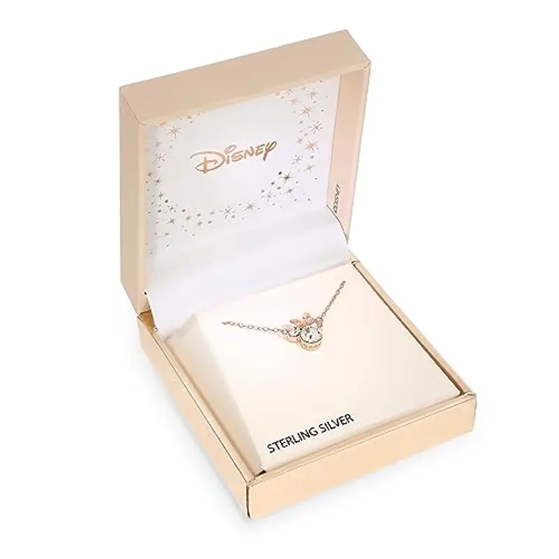 Disney Collana Bambine con Minnie Mouse in Argento e Zirconi (Minnie) miniatura 3