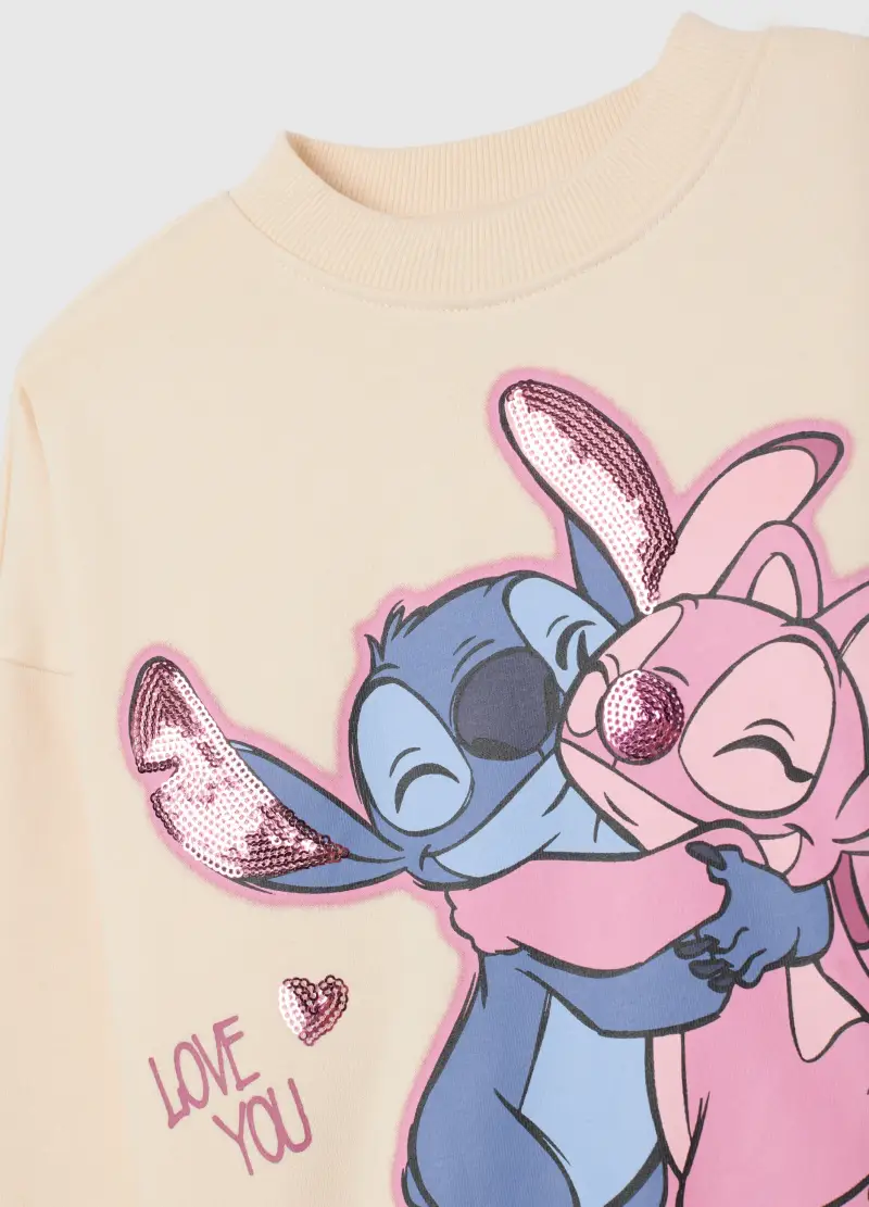 Disney Completo Jogging Da Bambina In Misto Cotone Multicolor miniatura 3