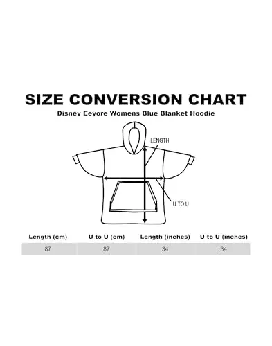 Disney Felpa con Cappuccio indossabile da Donna Eeyore | Pullover Blu con Cappuccio per Adulti con Faccia da miniatura 2