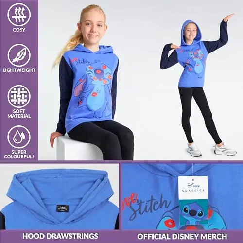 Disney Felpe Bambina Blu 3420248 miniatura 2