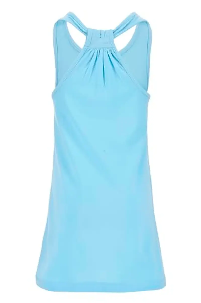 Disney Frozen Abito per Bambine, Vestito in Morbido Cotone Maniche Corte e Motivo Elsa e Anna, Taglia 6 Anni | Blu miniatura 2