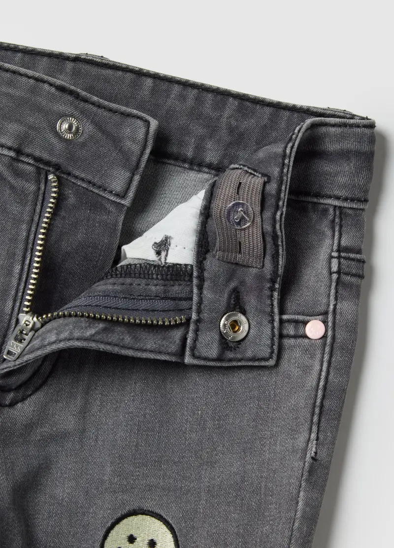 Disney Jeans Bambina Grigio 4068602 miniatura 3