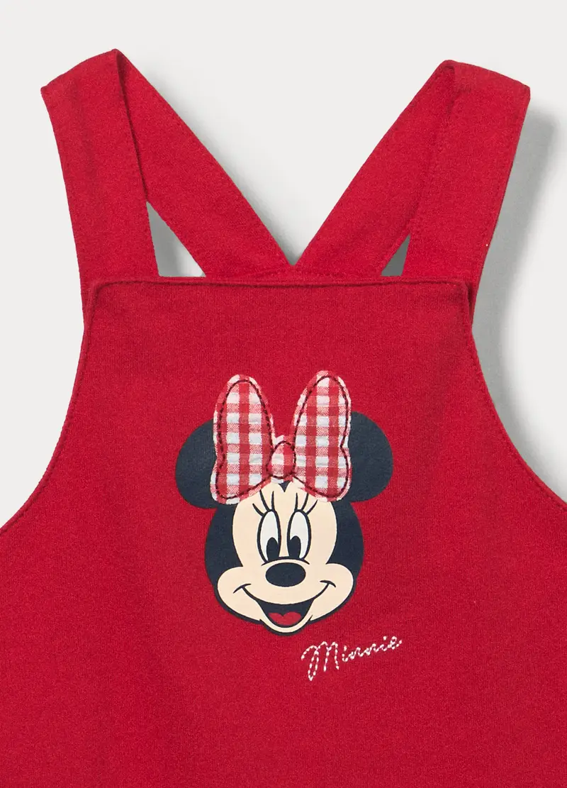 Jogging Set Disney In French Terry Di Puro Cotone Neonata, Rosso aragosta miniatura 3