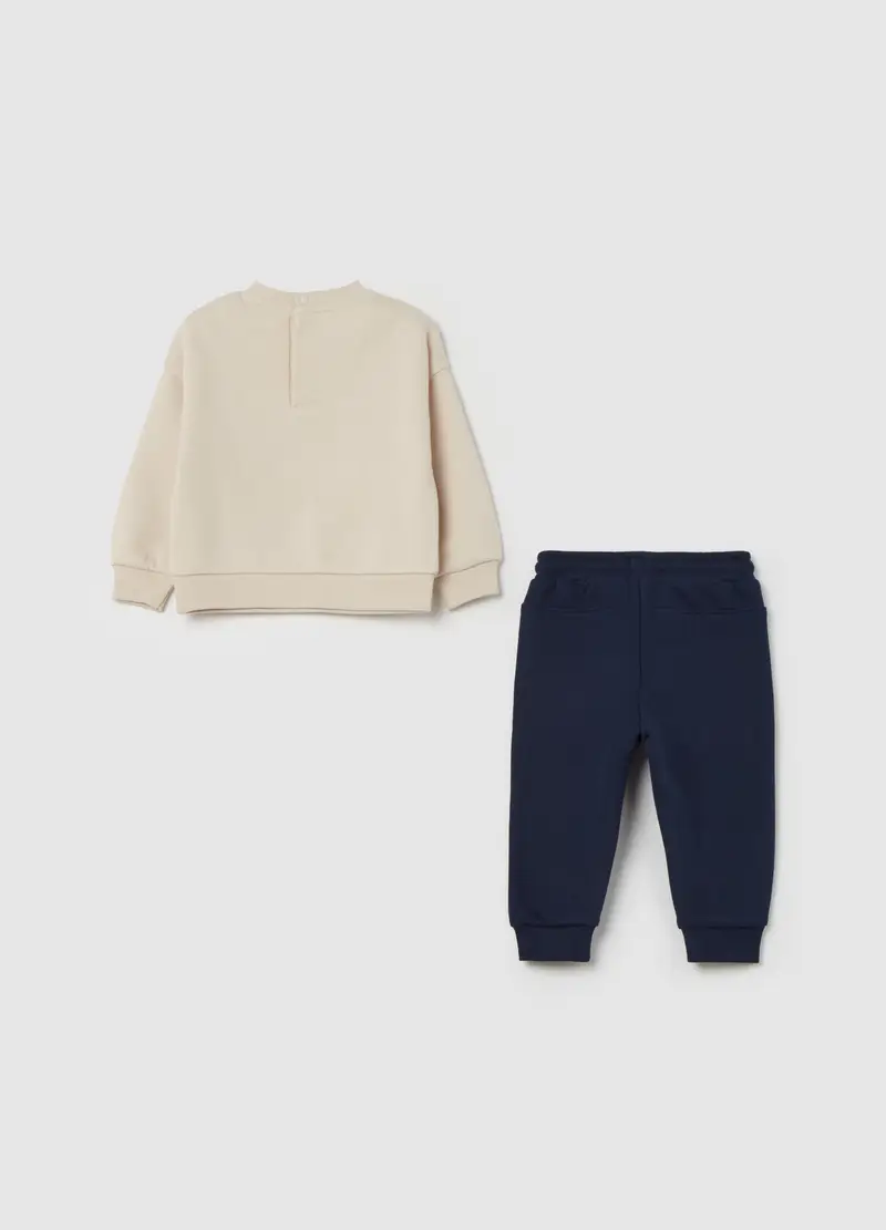 Jogging Set In Felpa Con Stampa Topolino, Bambino, Multicolor miniatura 2