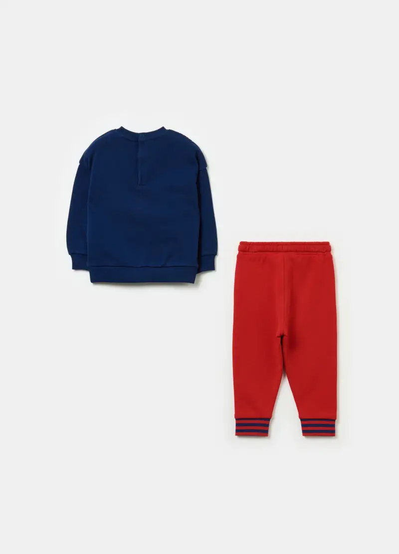 Jogging Set Stampa Daffy Duck E Gatto Silvestro, Bambino, Multicolor miniatura 2