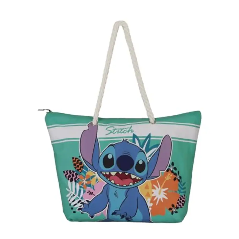 Disney Lilo e Stitch Tropic-Borsa da Spiaggia Soleil, Blu, 52 x 37 cm miniatura 2