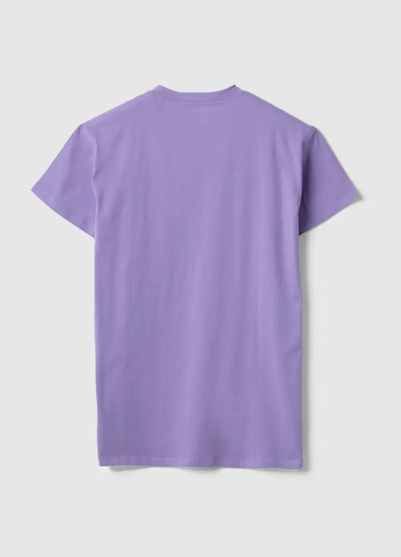 Maglia Da Notte In Puro Cotone Viola Da Ragazza Regular Fit Con Stitch, Bambina, Viola miniatura 2