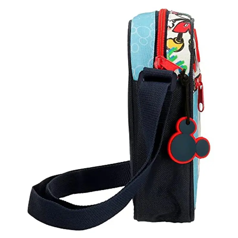 Disney Mickey Be Cool Astuccio tre scomparti Blu 22x12x5 cm Poliestere miniatura 2