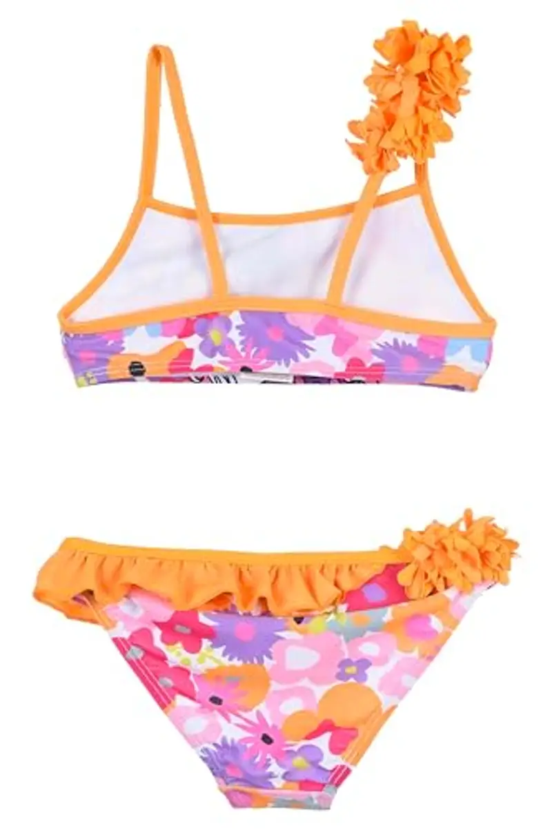 Disney Minnie Mouse e Daisy Bikini per Bambine, Costume da Bagno Estivo Due Pezzi per Bambina, Taglia 3 Anni | Arancia miniatura 2