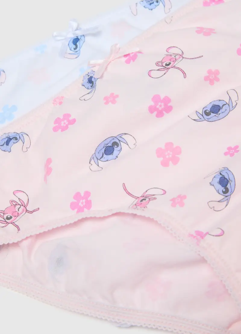 Multipack Mutandine Multicolor Da Bambina In Puro Cotone Regular Fit, Multicolor miniatura 3