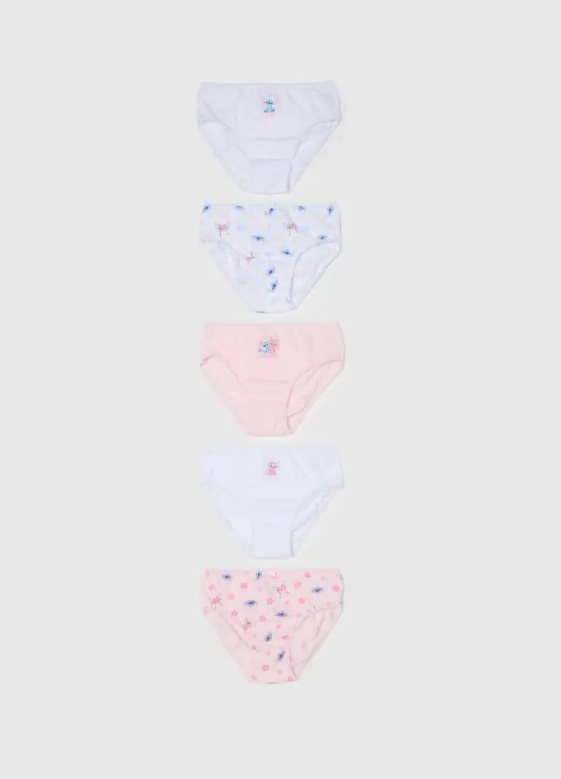 Multipack Mutandine Multicolor Da Bambina In Puro Cotone Regular Fit, Multicolor