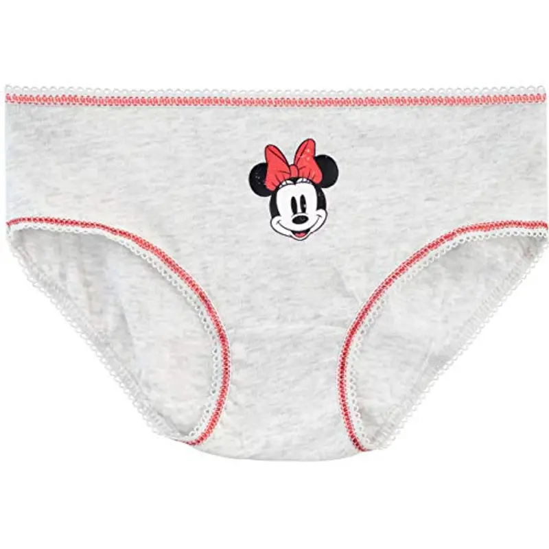 Disney Mutandine Confezione da 5 Minnie Mouse Rosso 6-7 Anni miniatura 2