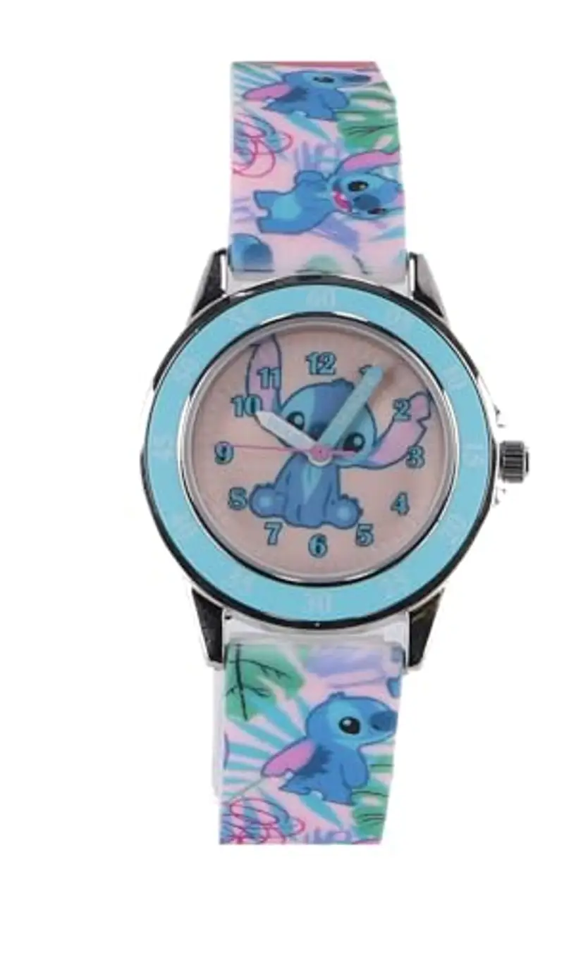 Disney Orologio Analogico al Quarzo Ragazza con Cinturino in Silicone