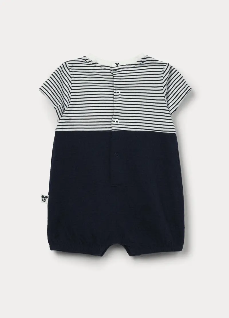 Pagliaccetto Disney In Misto Cotone Neonato, Blu scuro miniatura 2