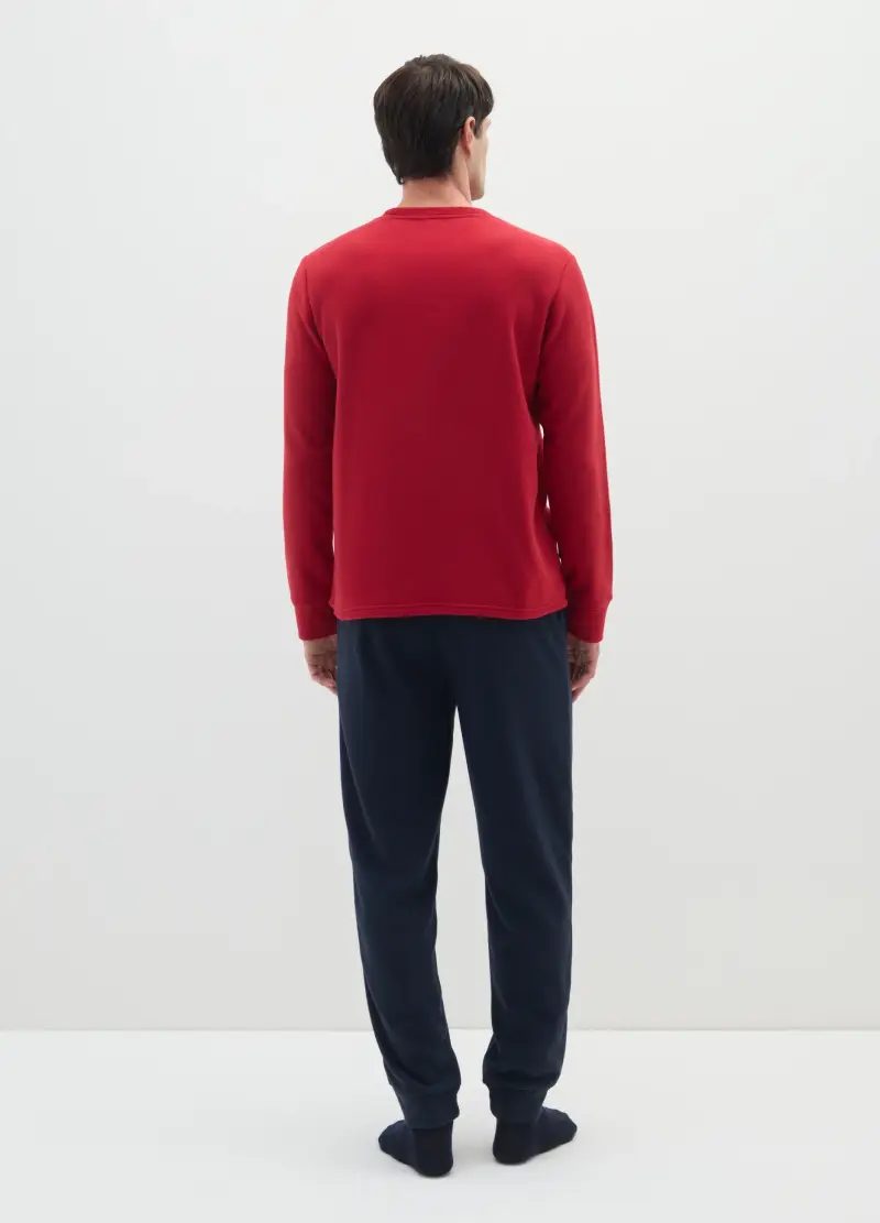 Pigiama A Maniche Lunghe Multicolor Regular Fit Con Stampa Disney, Uomo, Multicolor miniatura 3