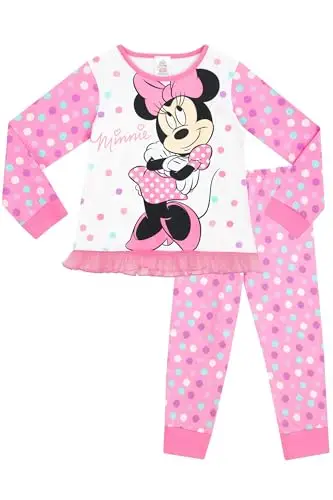 Disney Pigiama a Maniche Lunghe per Ragazze Minnie Mouse - 3